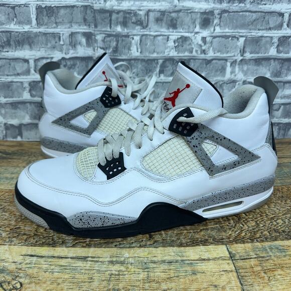 Nike Air Jordan 4 Retro OG White Cement 2016 840606-192 Mens Size 15 Rare - Picture 1 of 12